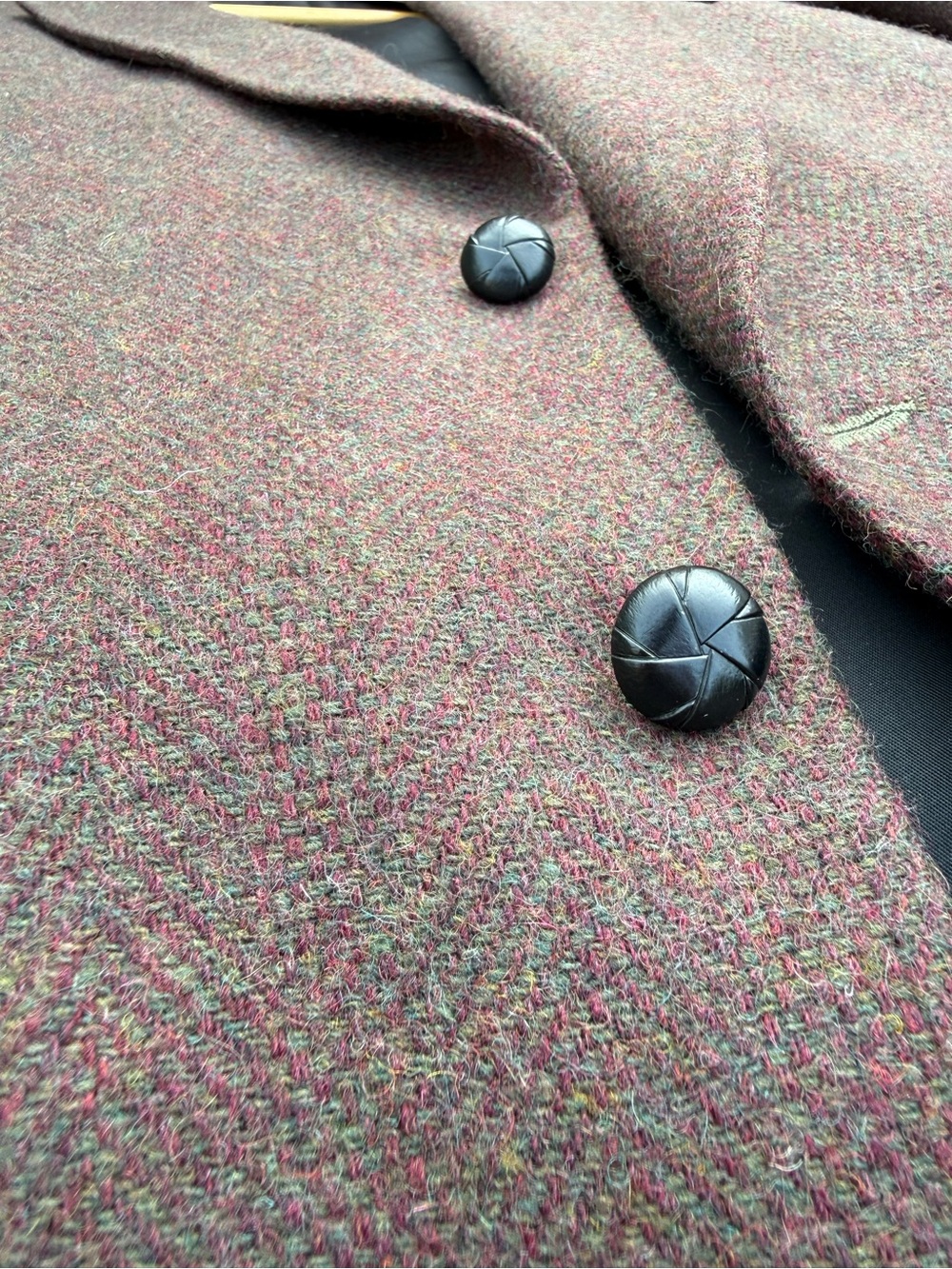 Vintage Protocol Herringbone Mens 46T Wool Blazer Jacket Tweed Sport Coat Preppy
